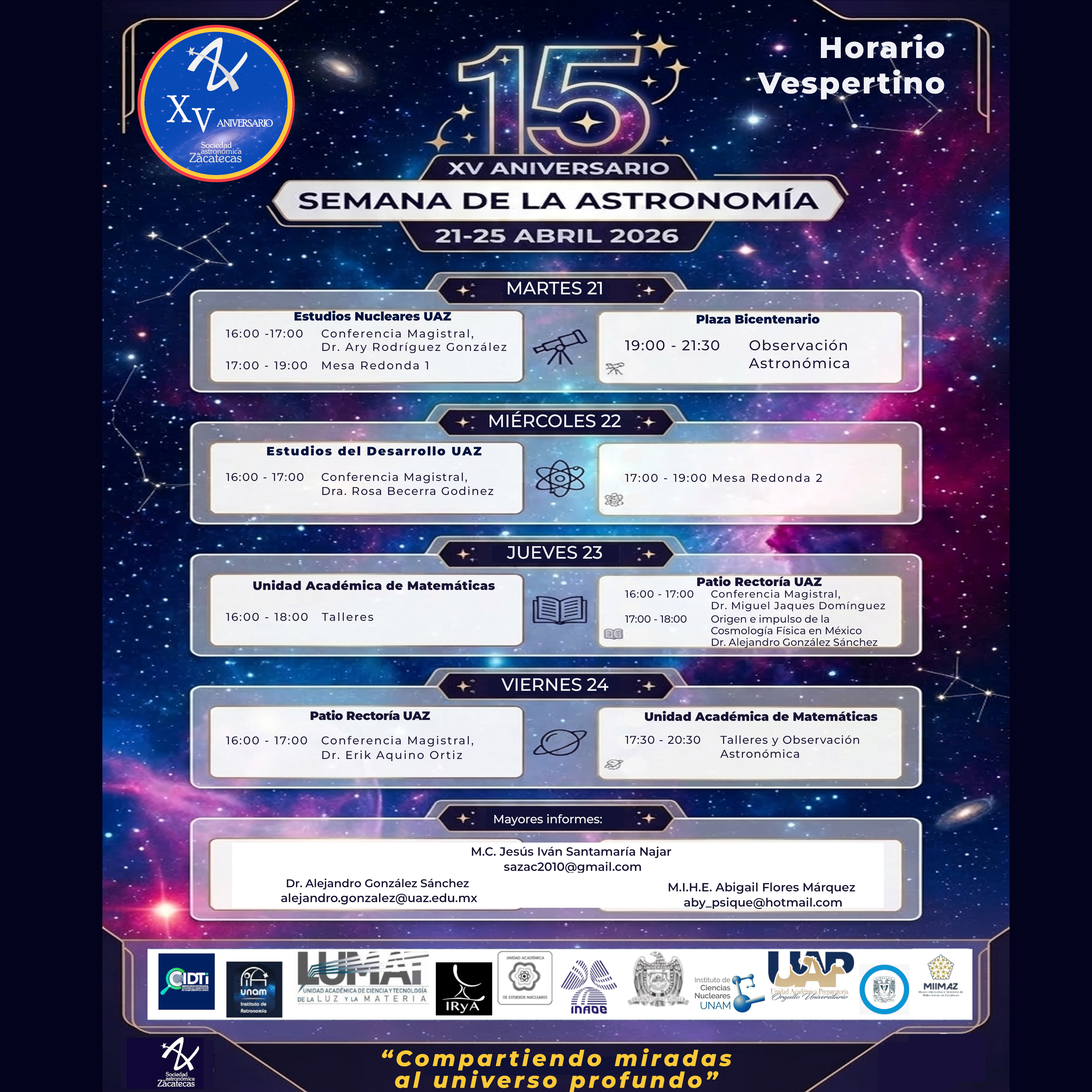 Horario Vespertino